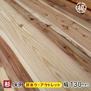 【訳あり】杉フローリング 節あり(11×130×1985mm)12枚 1束×2束セット本実突付加工【5寸・1ト・F・11・B】木材 床板 日曜大工に 天然木 室...