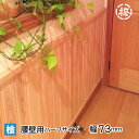 桧(ヒノキ)羽目板(腰壁用)無節・上小10×73×960mm(ハーフサイズ)20枚入り1束(0.45坪分)無塗装・超仕上げ