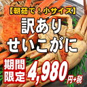 【超お買い得♪ぷちぷち卵と濃厚な内子。】せいこがに10杯セット。ご自宅用にぴったり!お腹いっぱいカニを堪能できます。【越前がに】【せこがに】【こうばこ】