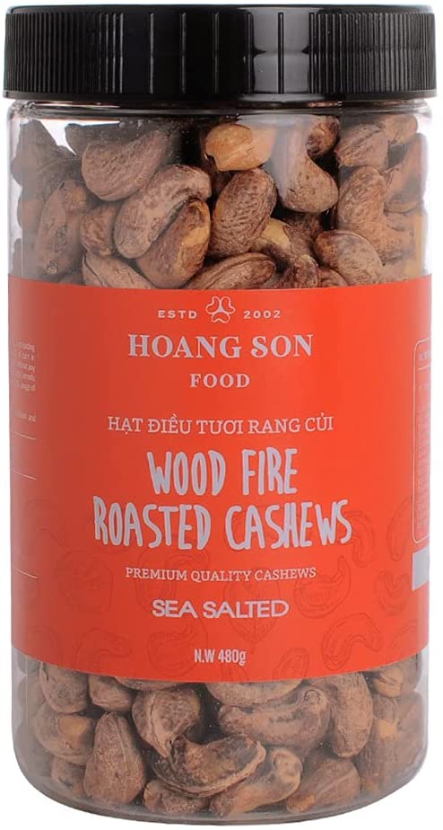 HOANG SON FOOD皮付きカシューナッツ (塩味) 480g x 2本セット