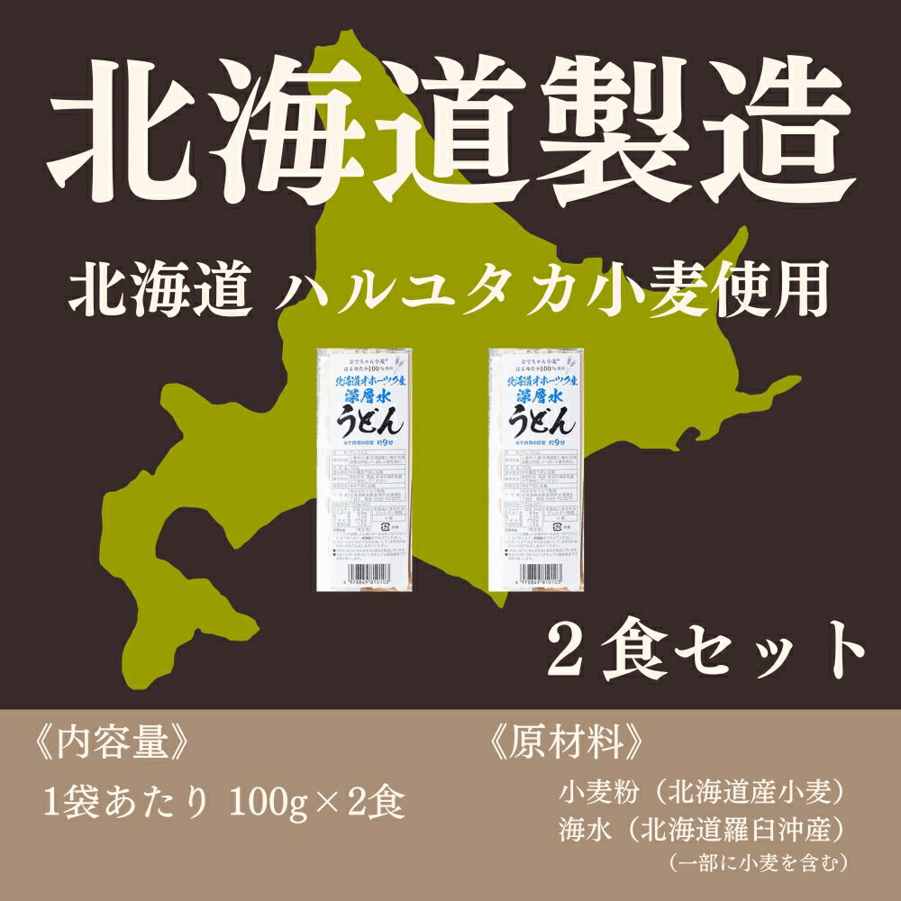 1000円ポッキリ 送料無料 マルワ製麺 北海道オホーツク産 深層水うどん 乾麺 平麺 2食 お試し 北海道 うどん 乾麺 ハルユタカ ひでちゃん小麦 うどん ギフト 北海道小麦 食品 常温 お取り寄せ グルメ 国産 産直 産直グルメ 美幌町 きしめん はるゆたか 北海道グルメ 極太麺