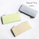 牛革 チェック Lファスナーウォレット 長財布 春財布 ARUKAN アルカン NeutralGray ニュートラルグレイ n1416-654 カージェ cal...