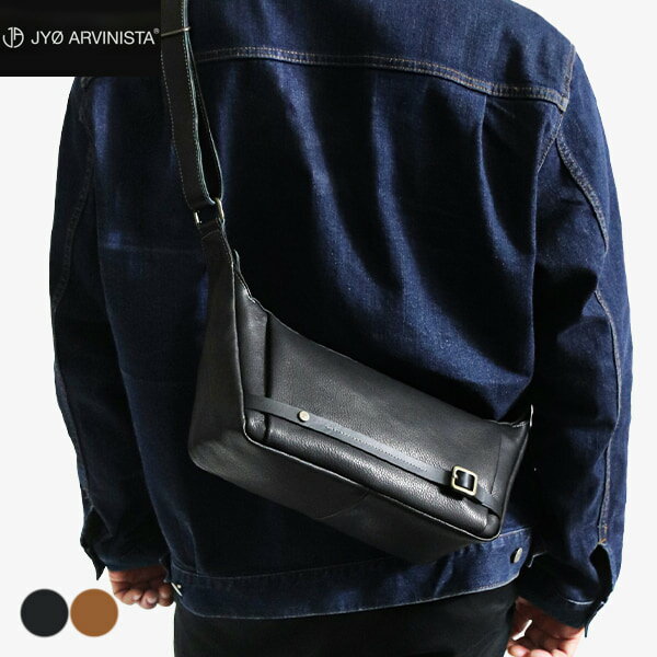 Shoulder Bags - JYO ARVINISTA APRICA 日本製 ショルダーバッグ ベルトデザイン 牛革 ジョーアルヴィニスタ 72220 吉田淳 VREASON メンズ レディース デイリー 横型 本革 革 レザー 軽い ブランド おしゃれ 20代 30代 40代 50代 60代 70代