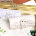 牛革 長財布 春財布 FU-SI FERNALLE フーシフェルナーレ 日本製サンテロ fusi01127s ギャルソン 大容量 金 銀 花柄 花 トレンド 人気 きれい 可愛い かわいい 吉田淳 VREASON 本革 革 レザー 軽い 新生活