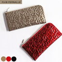 【期間限定クーポン配布中】牛革 Lファスナー 長財布 春財布 FU-SI FERNALLE フーシフェルナーレ 日本製 ROSE metal wallet collection fusi71336rm スリム 薄型 薔薇 バラ 吉田淳 VREASON 本革 革 レザー 軽い 新生活