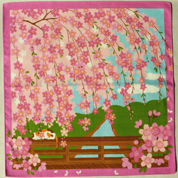 三毛猫みけの夢日記 小ふろしき〔みけのお花見〕4