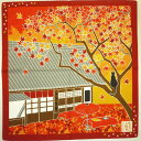 たまのお散歩 小風呂敷〔紅葉〕11 日本製 綿100% 中巾 約50cm 日本の四季 歳時記 秋の風景 もみじ 秋柄 包む 飾る おしゃれ 和風タペストリー ...