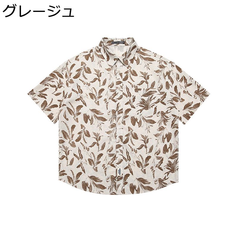 和式カーディガン アロハシャツ メンズ ハワイ風 ヴィンテージ 通気性 薄い 軽い フイット 花柄シャツ 半袖 夏 シャツ カジュアル ゆったり おしゃれ 学院風 青年 普段着 お出掛け