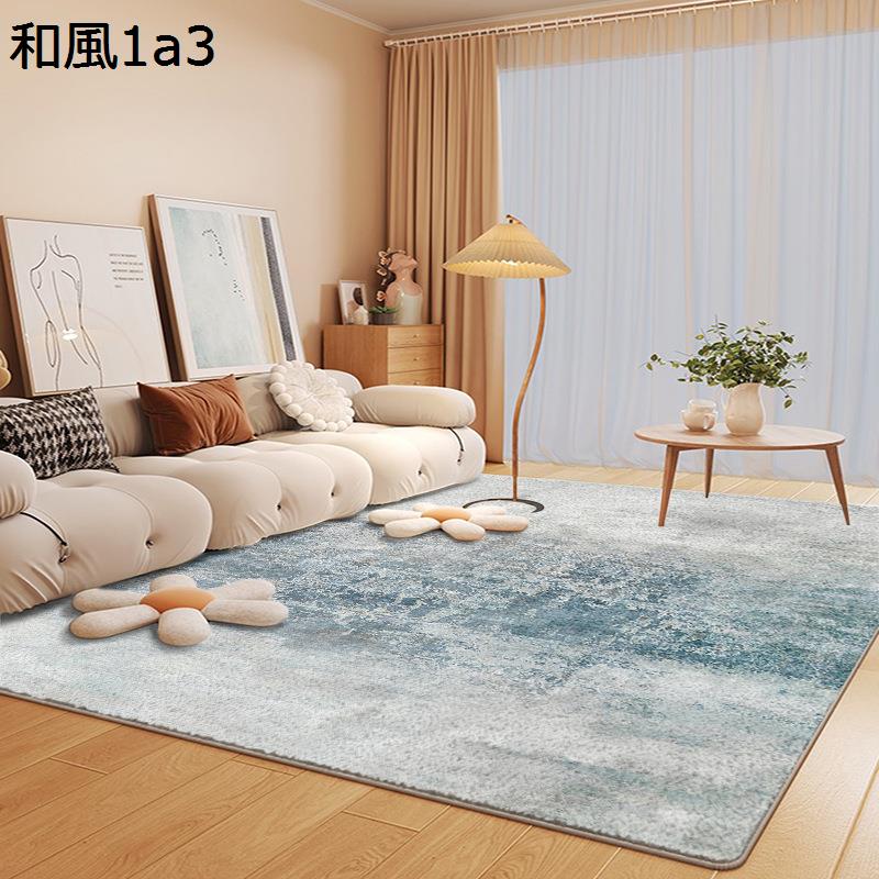 樂天商城 - ラグ カーペット リビングカーペット フロアマット 床保護 和風 シンプル お洒落 滑り止め ラグマット 静音性 転倒防止 速乾性 チェアマット 居間用 オールシーズン