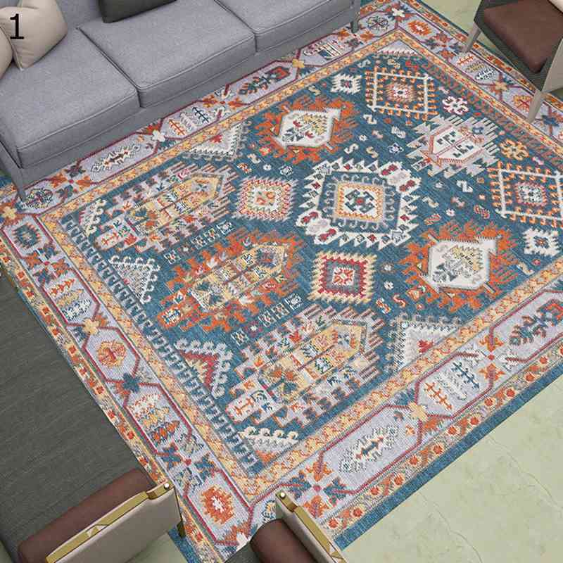 樂天商城 - ラグカーペット ラグ カーペット フロアマット 床保護 民族風 北欧 お洒落 静音性 転倒防止 速乾性 洗える 書斎 ホテル デコレーション オールシーズン 床暖房対応