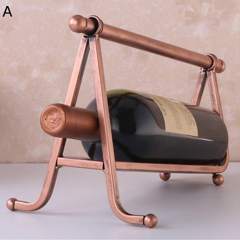 Wine Racks - ワインスタンド ワインボトルラック 金属製 ワイン棚 クリエイティブワインラック おしゃれ 装飾 ワイングラススタンド ワインディスプレイホルダ シャンパンホルダー ボトル ホルダー KTV バー