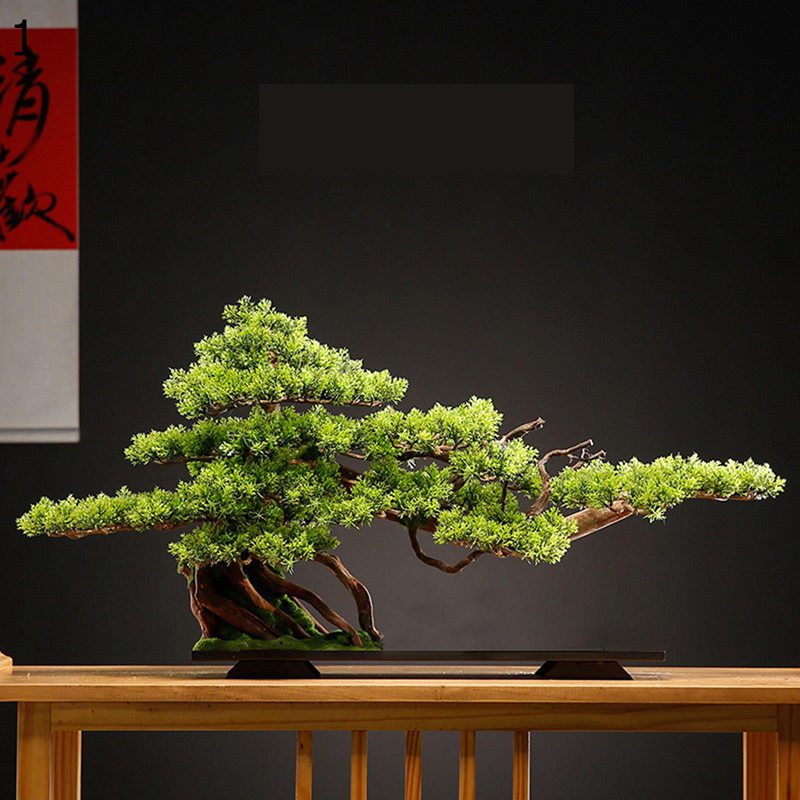 フェイクグリーン リアル 人工葉っぱ 松 鉢植え 枯れないグリーン 大型 人工観葉植物 本物そっくり 観葉植物 観葉樹 人工植物装飾 水やり不要 モデルルーム ガーデニング プレゼント 卓上置き