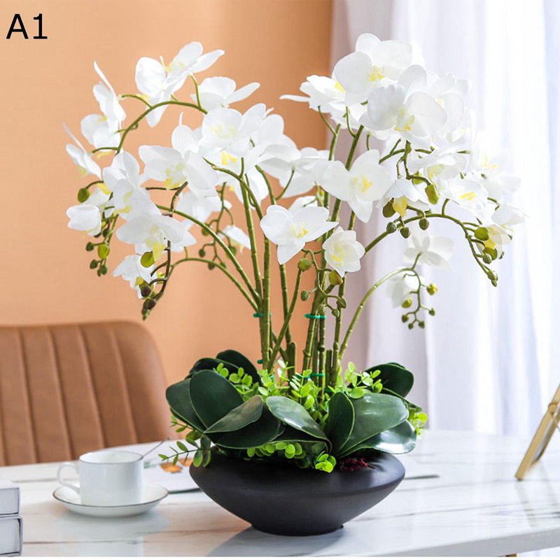 造花枯れない花胡蝶蘭スルガラン陶器...