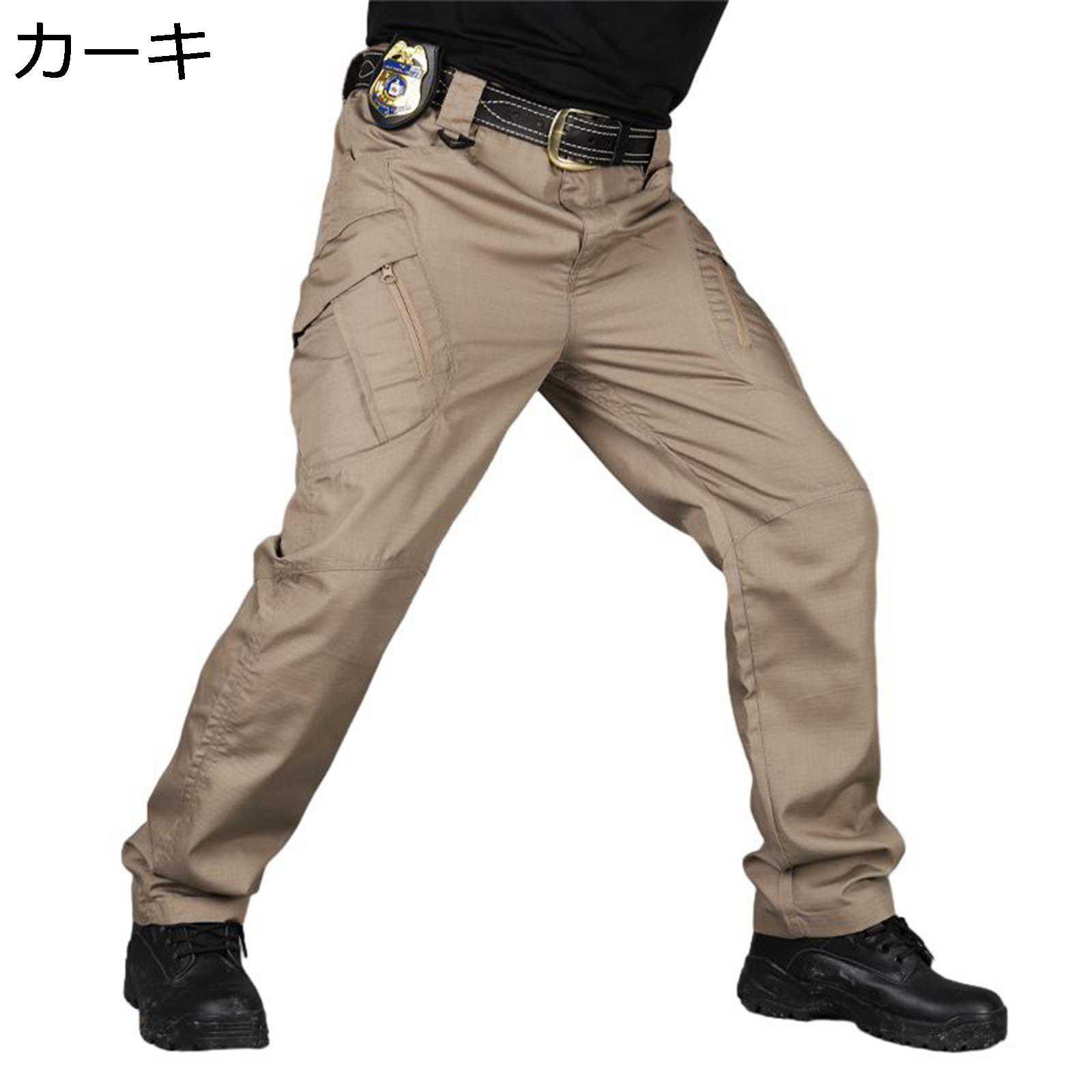 Half Pants, Shorts - タクティカルパンツ アウトドア メンズ カーゴパンツ 格闘 戦術 軍事 登山 ワークパンツ 秋冬 マルチポケット 耐摩耗性 機能性 通気 トレッキング ハイキング キャンプ 遠出 釣り