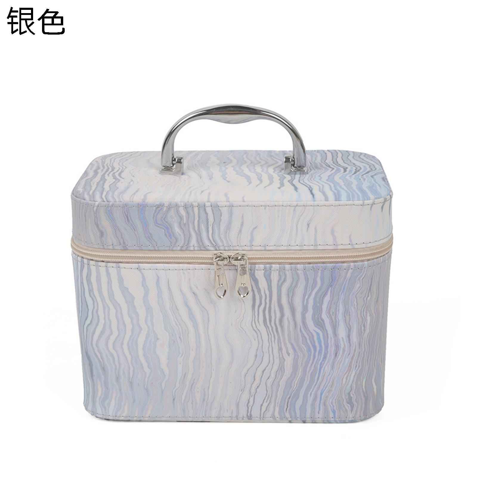 化粧箱 メイクアップケース グラデーション ミラー付き 化粧品入れボックス コスメ...