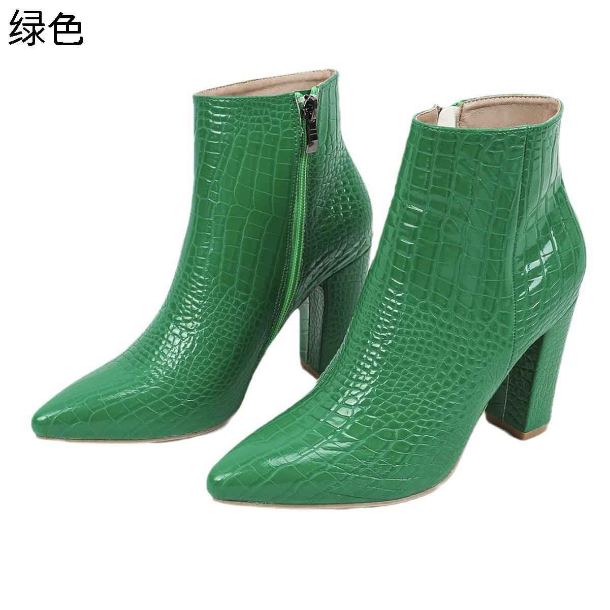 クロコ柄 ショートブ�