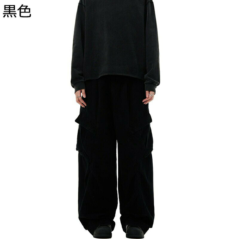 メンズ レディース カーゴパンツ ワークパンツマルチポケット ワイドパンツ ヒップポップ カジュアル ファッション 長ズボン 体型カバー お洒落 かっこいい 春用 秋着 キャンプ お出かけ
