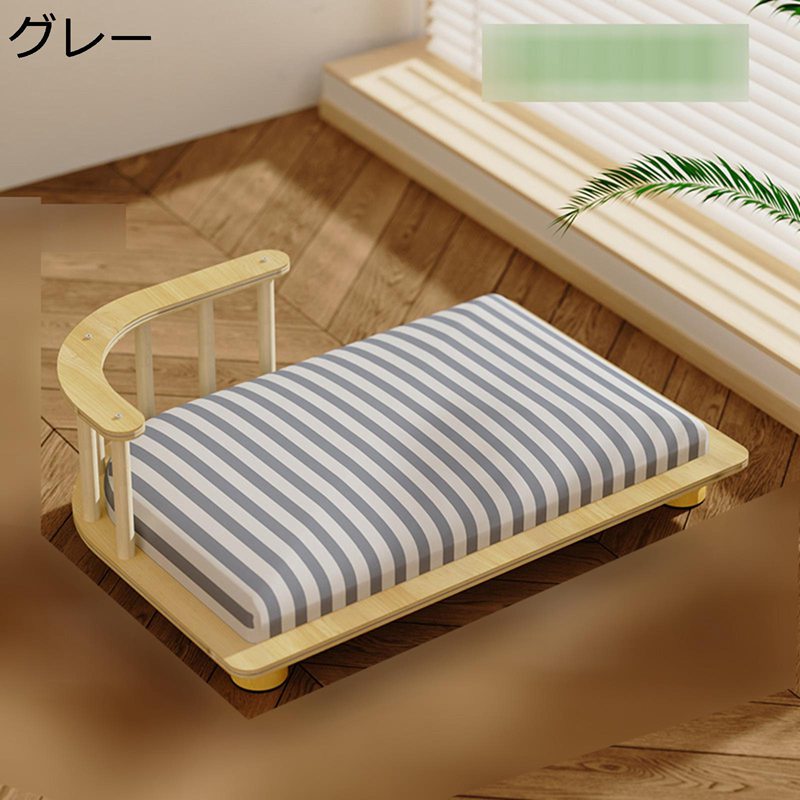 Bed Cuddler - ペットベッド 猫 犬 ペットハウス 木製 ベッド クッション 簡単お手入れ ソフト 休憩所 昼寝 滑り止め 防風防湿 お洒落 あったか 滑り止めフィート 柔らか ペット犬 フワフワ 通年 収納便利
