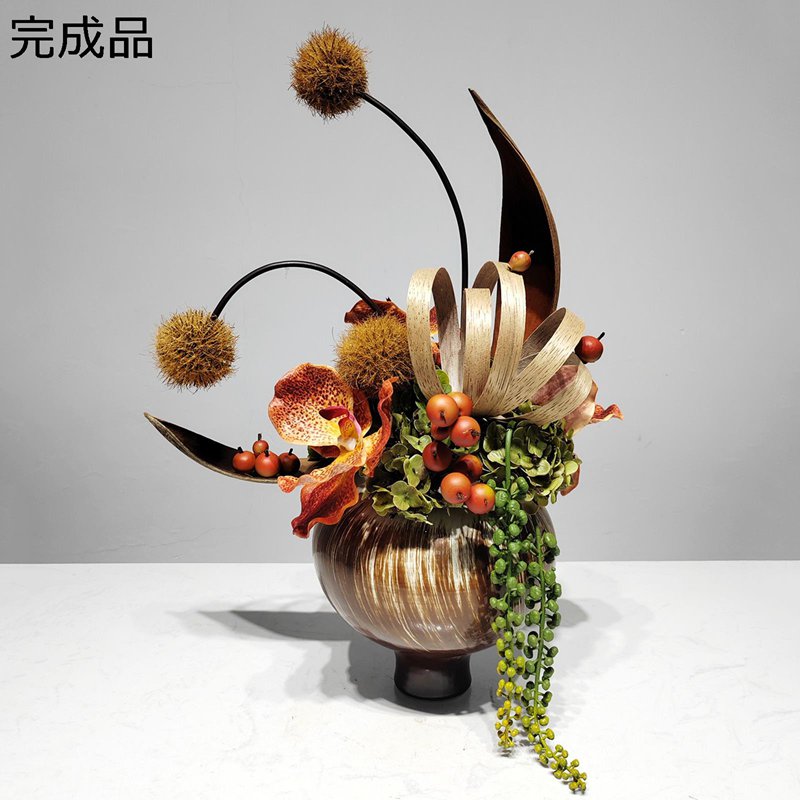 Other Succulents - 造花 インテリア アート フラワーアレンジ 生け花 陶器花瓶付き 禅風 お手入れやすい 玄関 枯れない ins風 自然な姿 キレイ 耐候 ダイニングテーブル 撮影用 寝室 リビング お祝い リベーション