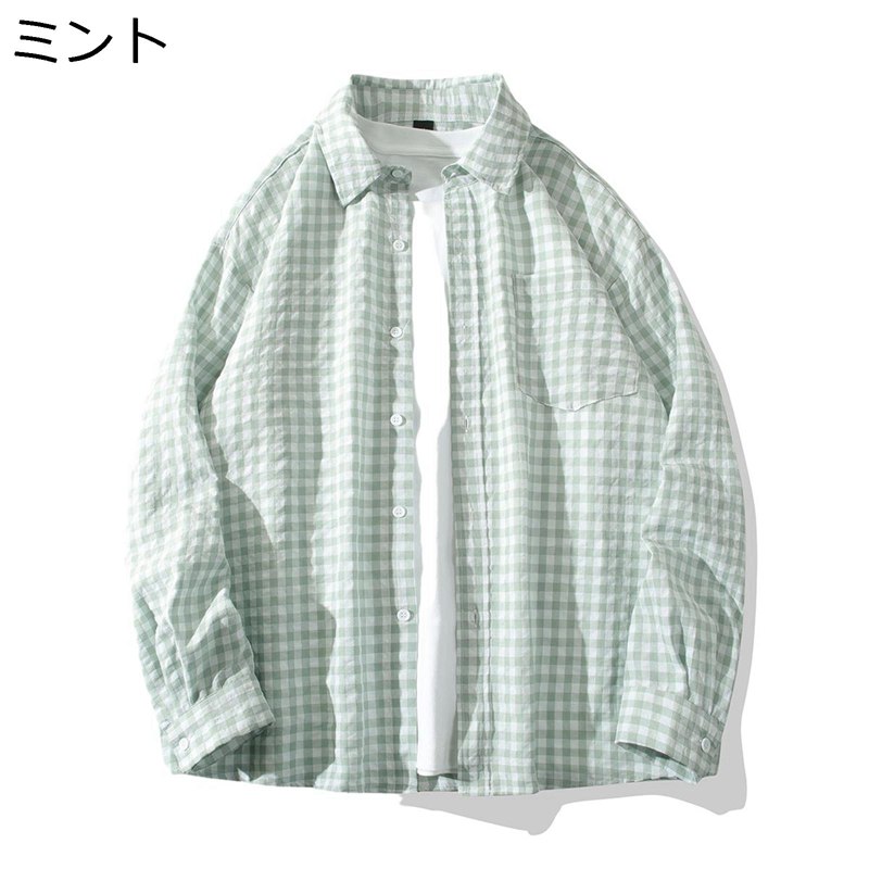 樂天商城 - メンズ チェック 長袖 ネル ボタンダウンシャツ 秋服 開襟 大きいサイズ 柔らかい 耐摩耗 ワークシャツ レギュラーフィット 汗染み防止 モード系 かっこいい ペアルック 通勤 部屋着 旅行