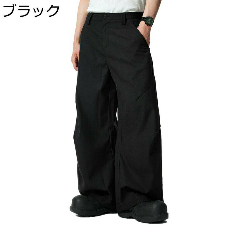 樂天商城 - ワイド スーツパンツ メンズ スラックス ガウチョ 秋冬 ルーズ バギーパンツ ブーツカット シューカット カジュアル 毛玉しない Cleanfit ビッグシルエット 無地 おしゃれ ゆったり 街着 学園祭 男女兼用