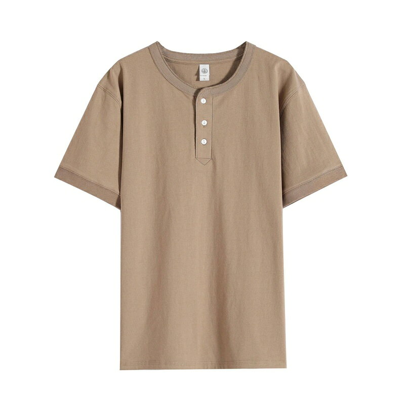 ヘンリーネック tシャツ 半袖 メンズ レディース 綿100 厚手 3ボタン アメカジ 無地 インナーシャツ トップス 丸首 カットソー 春 夏 秋 おおきいサイズ カジュアル 通気性 吸汗