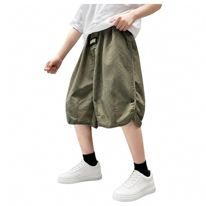 キッズ ハーフパンツ 男の子 ショートパンツ 半ズボン 子供服 5分丈 ボトムス ゆっ...