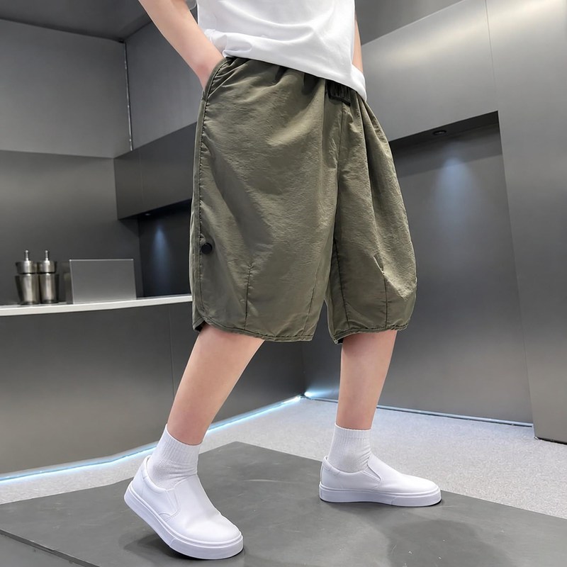 キッズ ハーフパンツ 男の子 ショートパンツ 半ズボン 子供服 5分丈 ボトムス ゆっ...