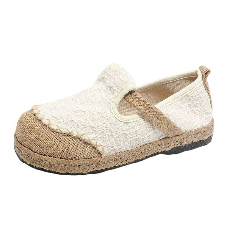 　　　 ◆◇◆売れている秘密◆◇◆ ◆【サイズ】：22.5cm 23cm 23.5cm 24cm 24.5cm 25cm 22.5センチ 23センチ 23.5センチ 24センチ 24.5センチ 25センチ ◆爽やかなジュート素材が夏の季節感たっぷり。使えて爽やかに足元を演出するエスパドリーユシューズ。気軽で快適な履き心地が楽しめる民族風スリッポン！ ◆通気性が良く吸水・吸湿性に優れていて熱を逃がす、汗をかいても肌に張り付かない麻の特性から、サンダルじゃないのに夏の足元が快適だからつい履きたくなる靴です。 ◆脱ぎ履きが楽ちんなスリッポンタイプで、上品さの中にも程よいリラックス感が溢れています。らくちんな履き心地で、長時間歩いても疲れにくく毎日履いても飽きない！ ◆適用シーン：運転用、旅行、ご出掛け、立ち仕事、通勤、通学、デート、普段履きなどお薦めです。通勤通学のデイリーユースはもちろん、ショッピングやデートなどのお出かけにもお使いいただけます。 　　　◆◇◆注意事項◆◇◆ご覧のモニターの環境、撮影環境により実物と色味が異なって見える場合がございます。湿った状態で他のものと擦り合わせると色が移る恐れがあります。濃色品の洗濯時は、白色、淡色と分けて洗ってください。説明 ◆幅広や甲高のお客様には、ワンサイズ（＋0.5cm）upをお進めします。 ◆画像撮影時の状況や、PC画面上での環境等により、多少色調に差異がある場合がございます。 ◆お洒落に、手軽に、カジュアルに。毎日のお出掛けを楽しむならスリッポンがお薦め。 ◆涼しげなキャンバス生地ベースにジュート巻き素材でラフな風合いが足元からシーズンムードを盛り上げます。 ◆つまさきの形が丸いから、足に優しい履き心地。脱ぎ履きも楽チンスリッポンは、長時間履いても痛くないです♪
