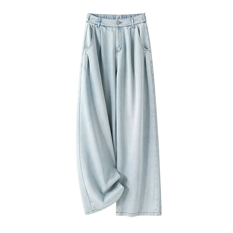 　　　 ◆◇◆売れている秘密◆◇◆ 【なテンセルデニム ワイドパンツ】爽やかで夏に映えるライトブルー ジーンズは、タック入り デニムのデザインが腰回りをすっきりと見せます。落ち感のある美しいシルエットが、大人のカジュアルスタイルをエレガントに格上げ。肌馴染みの良いテンセル混素材が、な光沢感と滑らかな質感をもたらします。 【体型カバーを叶えるハイウエスト デニムパンツ】お腹周りを優しく包み込むハイウエスト設計と、程よいゆとりを持たせたルーズなシルエットで、気になる脚のラインやヒップラインを自然にカバーします。縦のラインを強調するデザインが、履くだけでスタイルアップを実感できる美脚 ワイドデニムです。 【夏にぴったりの薄手 デニムパンツ】軽やかで通気性に優れた夏用 デニム レディースは、暑い季節でもベタつかず、終日サラッとした快適な着心地をキープします。柔らかくしなやかな肌触りの涼しい ジーパンなので、デイリーユースから旅行、レジャーまで、幅広いアクティブなシーンで大活躍します。 【柔らかい デニムパンツで極上の肌触り】ゴワつきのないソフトな質感を追求し、デリケートな肌にも優しい着心地を実現しました。丁寧な縫製技術により仕立てられたこのお洒落なジーンズは、繰り返しの洗濯でも型崩れしにくく、お手入れ簡単 ジーンズとして日常使いに最適なクオリティを誇ります。 【着回しのカジュアル デニム レディース】シンプルで合わせやすいデザインは、Tシャツからブラウスまでどんなトップスとも相性です。幅広い年代の方に愛用いただける大人カジュアル ジーパンなので、自分用にはもちろん、大切な方へのプレゼント デニムパンツとしても喜ばれる一着です。 　　　◆◇◆注意事項◆◇◆ご覧のモニターの環境、撮影環境により実物と色味が異なって見える場合がございます。湿った状態で他のものと擦り合わせると色が移る恐れがあります。濃色品の洗濯時は、白色、淡色と分けて洗ってください。説明 【爽やかな風合い】涼しげでな淡いブルーが印象的なレディース ワイドデニムです。柔らかくドレープ感のあるテンセル混素材を使用し、動くたびに美しい揺れ感を演出します。ライトカラー ジーンズならではの清潔感があり、春夏のカジュアルスタイルを爽やかに格上げしてくれる一枚です。 【すっきり美脚シルエット】腰位置を高く見せるハイウエスト デニムパンツは、フロントのタックデザインにより、気になるお腹やヒップ周りを自然にカバーします。縦のラインを強調する美脚 ワイドパンツのシルエットが、履くだけでスタイルアップを叶え、大人のこなれ感を演出します。 【ストレスフリーな着心地】肌触りが優しく通気性に優れた薄手 デニム レディースは、汗ばむ季節でもベタつきにくく快適です。軽やかで動きやすい夏用 ジーンズなので、日常の普段着としてはもちろん、旅行やショッピングなど、アクティブに動き回るお出かけシーンにも最適なボトムスです。 【毎日履きたくなる耐久性】細部まで丁寧に仕上げられたカジュアルパンツ レディースは、型崩れしにくく、美しいシルエットを長くキープします。ご自宅で簡単にお手入れができるテンセル デニム仕様なので、汚れても気にする必要がなく、デイリーユースとして毎日のコーディネートに大活躍します。 【着回し力の万能アイテム】Tシャツからブラウスまで、どんなトップスとも相性な着痩せ ジーンズです。シンプルで飽きのこないロングパンツ レディースは、幅広い年代の方に着用いただけます。ご自身用にはもちろん、大切なご家族やご友人へのプレゼントとしても喜ばれる優秀な一着です。