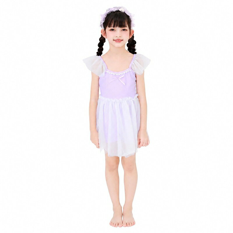 キッズ 水着 女の子 ワンピース水着 体型カバー フリル チュール かわいい スクール プール 海 温泉 ビーチ リゾート スイミングウェア 女児 ジュニア ゆったりサイズ
