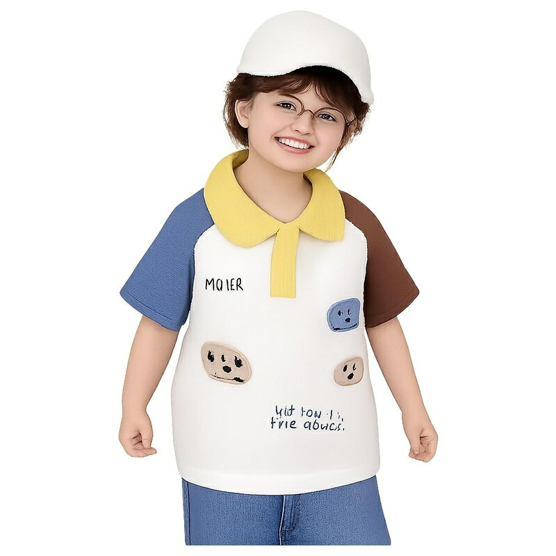 ポロシャツ キッズ ゆったり 動きやすい 男の子 半袖 子供服 トップス バイカラー ...