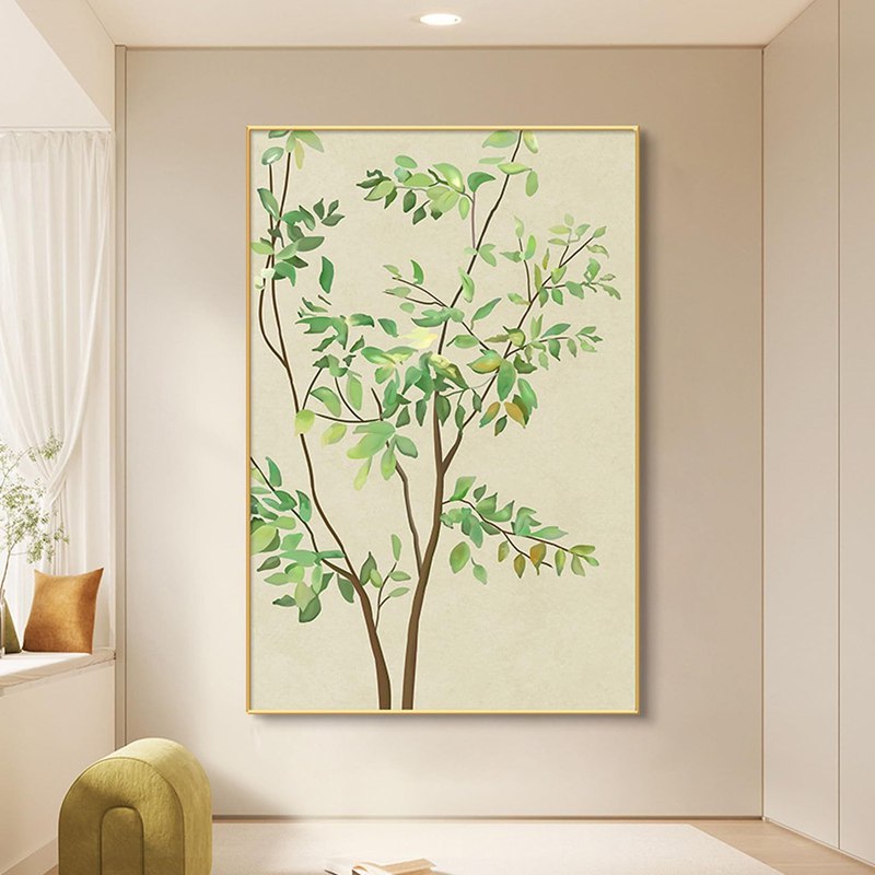 キャンバスウォールアート 絵画 壁装飾 20*30cm 花と葉 壁掛け プリント 寝室…