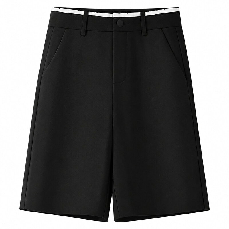 ハーフパンツ レディース 着痩せ 体型カバー ショートパンツ 膝上 5分丈 バミューダ ゆったり ハイウエスト ワイド きれいめ カジュアル フォーマル 通勤 通学 お出かけ 大きいサイズ