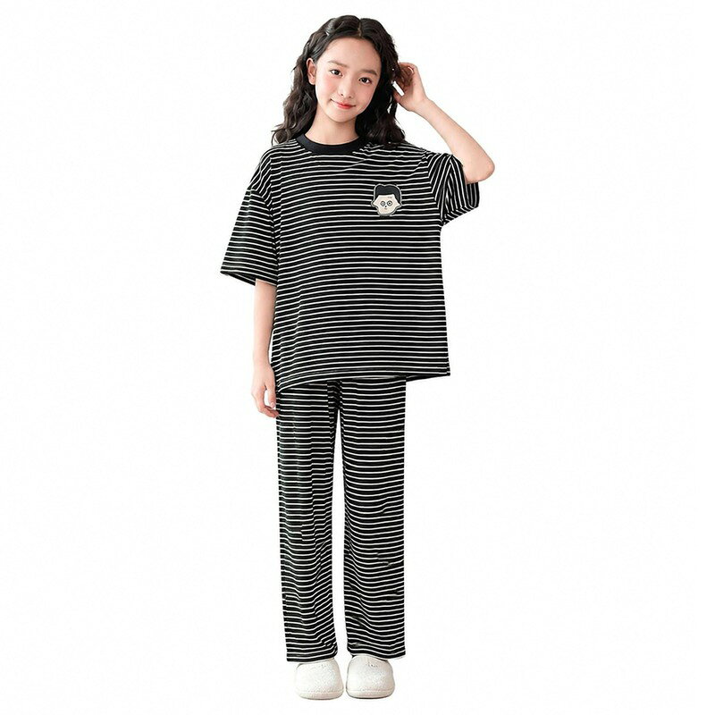 パジャマ 女の子 ルームウェア キッズ 3点セット 半袖 ロングパンツ ショートパン...