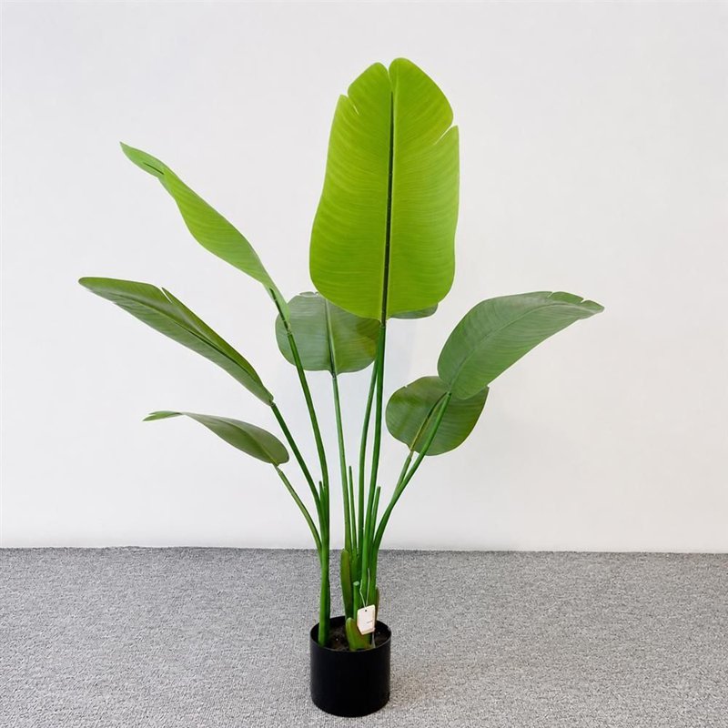 人工観葉植物 高さ120cm ストレリチア オーガスタ 本物そっくり 旅人の木 フェイク...