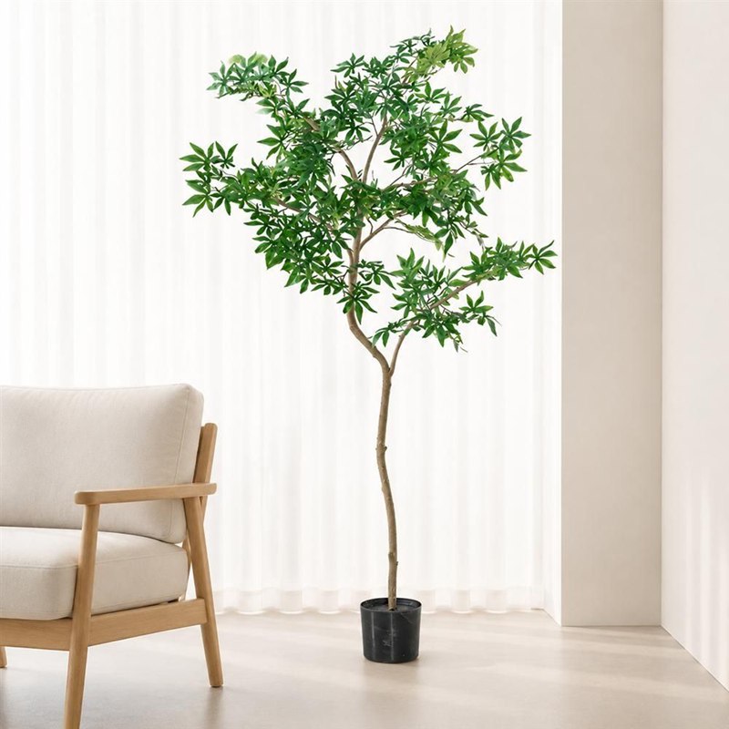 人工観葉植物 160cm もみじ フェイクツリー 鉢植え 室内 大型 リアル 樹木 幹 本物そっくり インテリア 飾り おしゃれ オフィス 部屋 リビング 玄関 飲食店 店舗 ディスプレイ 坪庭