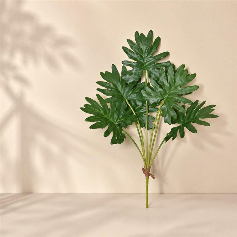 人工観葉植物 セローム 7本束 リアル フェイク植物 枯れない 世話いらず インテリア 飾り 部屋 装飾 おしゃれ 南国風 アジアン リゾート風 ディスプレイ 撮影小物 結婚式 挿し木 アートフラワー