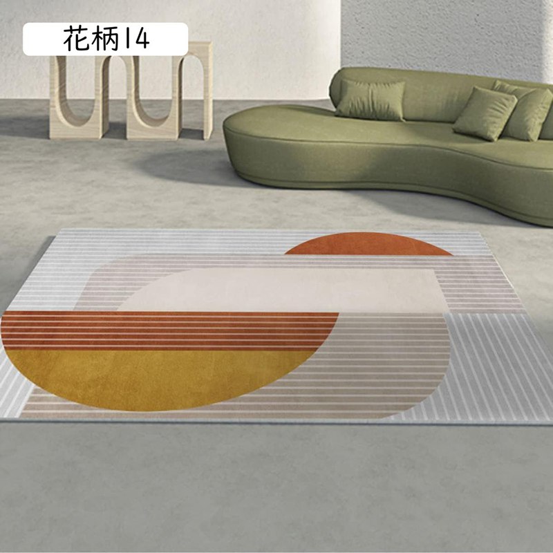 カーペット 幾何学 北欧 花柄 玄関マット キッチンマット エスニック コットン ラグ ラグマット おしゃれ インテリア 塩系 西海岸風 夏ラグ オールシーズン 夏用 滑り止め付 モロッカン 柄 雑貨 maruyals234-10138459 マルヤ物流サービス サンプル画像3