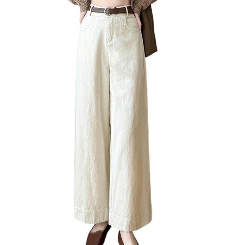 ワイドパンツ レディース ハイウエスト 春夏 体型カバー 着痩せ ロングパンツ ゆったり ストレート カジュアル きれいめ オフィス 通勤 通学 ボトムス ズボン 20代 30代 40代 大人