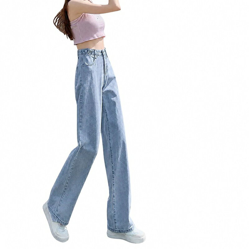 デニム ワイドパンツ レディース ジーンズ ハイウエスト ストレート ゆったり ボトムス 着痩せ 美脚 体型カバー カジュアル ズボン 冬