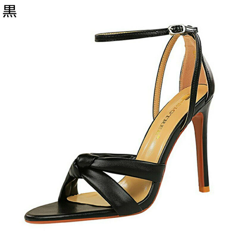 サンダル 編み上げ 細いストラップ ハイヒール レディース ピンヒール アンクルストラップ クロスストラップ 甲ストラップ ビジネス カジュアル 個性派 女性用 日常 会社用 夏 おしゃれ