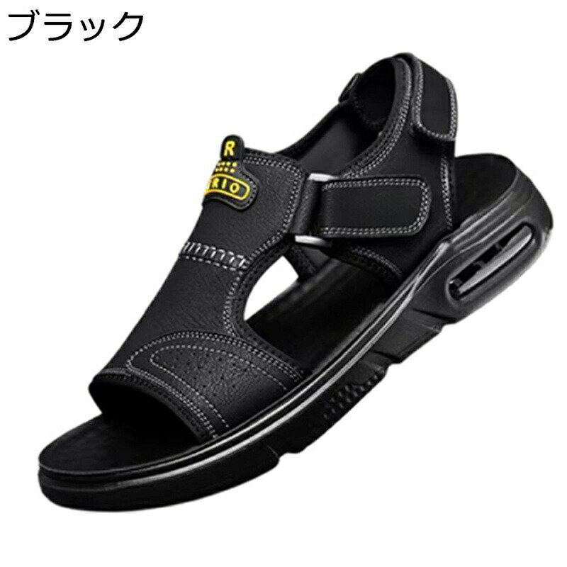 メンズ スポーツサンダル 外履き 夏用 通気性 ビーチサンダル カジュアルサンダル ...