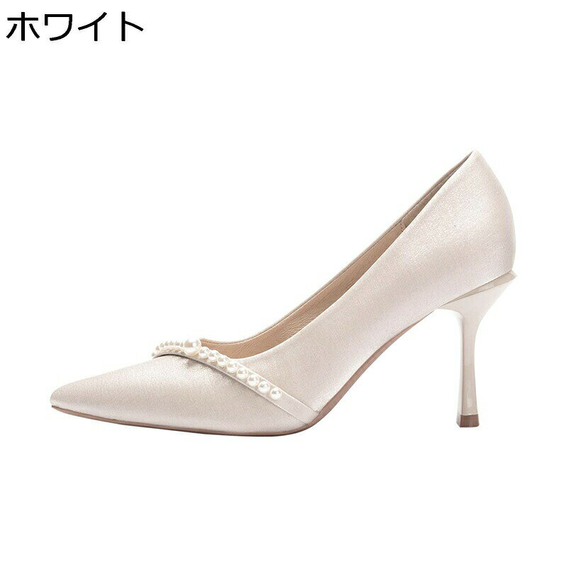 　　　 ◆◇◆人気の秘密◆◇◆ 【美脚ハイヒール】華奢なピンヒールが女性らしく美しい足元を演出してくれるパンプス。すらっと伸びた8cmヒールが抜群のスタイルアップ効果を発揮してくれる1足。 【ポインテッドトゥ】360度どこから見ても美脚効果は抜群なシルエット！シャープなポインテッドトゥで大人っぽいキレイめスタイル！ 【スリッポンタイプ】スリッポンタイプなので、気軽にサッと履けるので楽に使えて便利です。キレイめからカジュアルまで幅広く使えます。 【滑り止め】アウトソールはグリップの効いた滑りにくい構造になっており、屈曲性に優れた非常に柔らかいソールで足に馴染みやすく歩行をサポートします。 【多用途】楽ちんなのに女らしい。脚をキレイに見せてくれながらも楽に履ける8cmヒールパンプス。大人っぽく清楚で上品なフォルムはどんなシーンにも対応。通勤からデイリー、休日スタイルやパーティーなどのシチュエーションでも活躍してくれるアイテムです。 　　　◆◇◆注意事項◆◇◆ご覧のモニターの環境、撮影環境により実物と色味が異なって見える場合がございます。湿った状態で他のものと擦り合わせると色が移る恐れがあります。濃色品の洗濯時は、白色、淡色と分けて洗ってください。説明 ★★★★★いらっしゃいませ★★★★★ 【基本情報】 メイン素材：絹織物 ソール素材：ラバー 適用対象： レディース/女性 【ご注意】 1. 甲高や幅広の方は普段よりワンサイズ（0.5cm）UPをお選ぶ事をオススメ致します。 2. 撮影シーンの光、モニターの明るさなどの場合によって、少々色味は写真と異なる所がありますのでご了承ください。