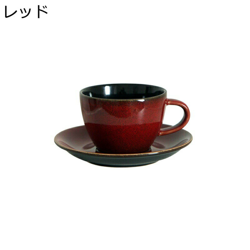 ティーカップ ソーサー付き Tea Set コップ 300ml マグカップ 大容量 1個セット セラミック アンティーク レトロ シンプル おしゃれ カップル ジュースカップ ホワイトデー プレゼント お茶 紅茶 カフェ
