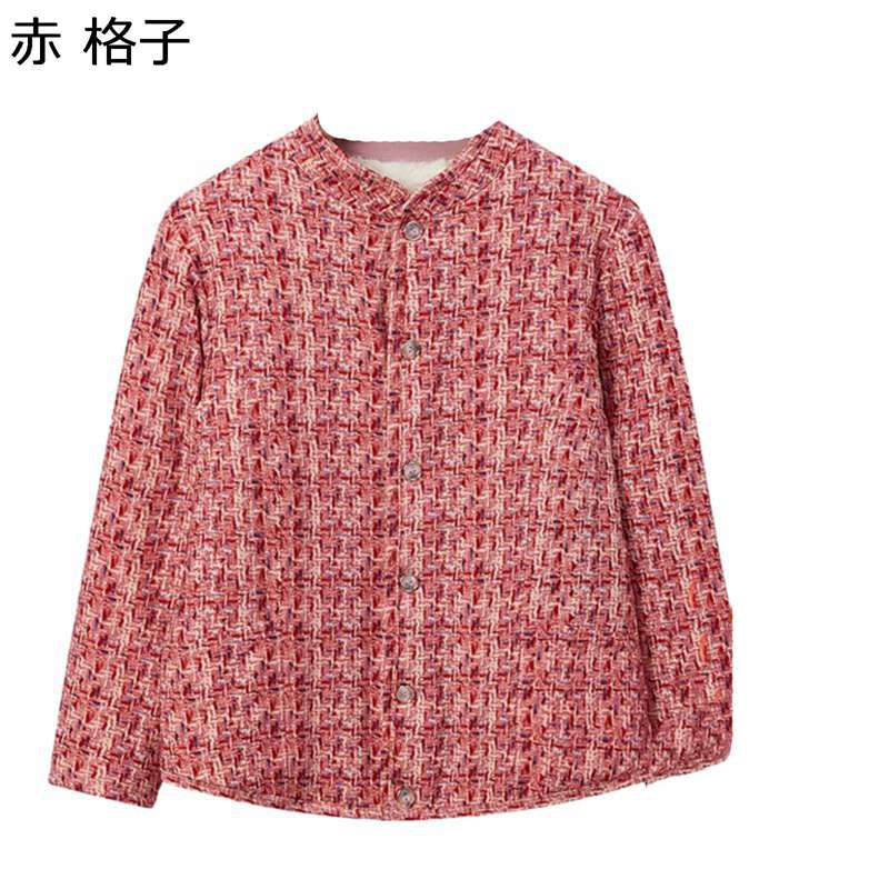 樂天商城 - 防寒ジャケット 花 中綿ジャケット レディース 裏ボア もこもこ ショート ママ 丸首 長袖 秋 冬 暖か 上着 綿服 50-70代 シニア 婦人服 女性用 普段着 かわいい 祖母 高齢者