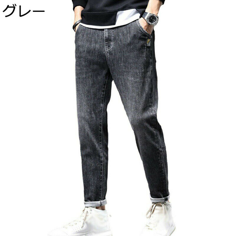 樂天商城 - ジーパン 裏起毛 秋冬 ストレッチ デニムパンツ ロングズボン メンズ 保温防寒 暖かい 着心地よい シルエット ファッション ポケットあり ジーンズ チノパン ストリート ランニング 通勤通学