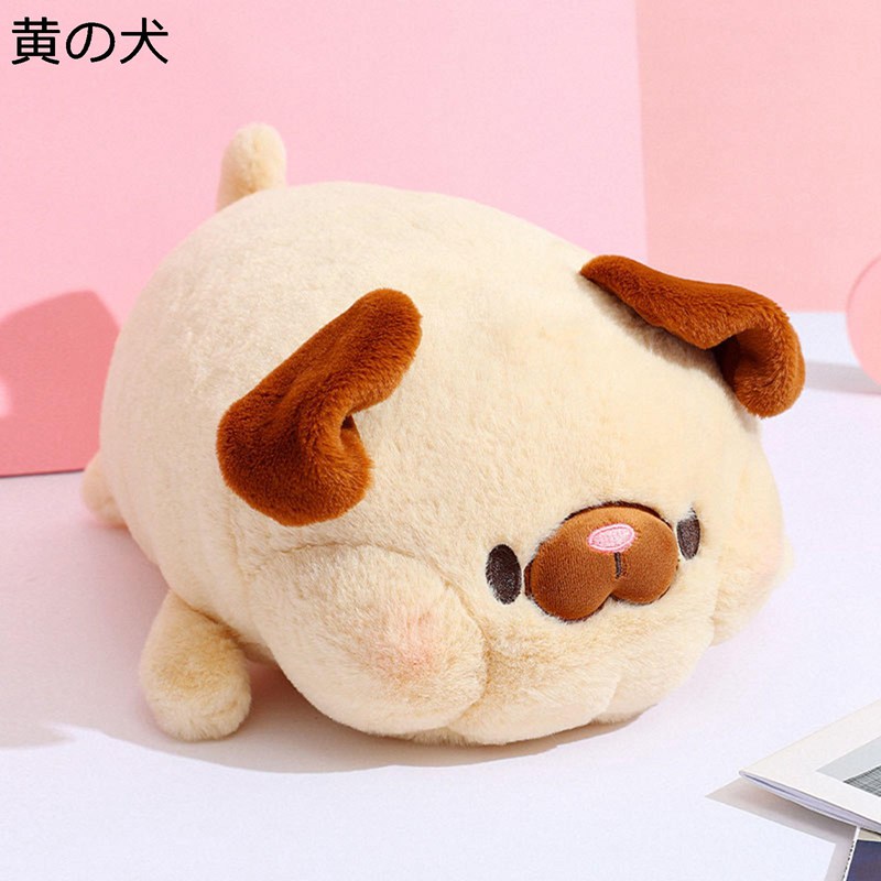 Other - ぬいぐるみ 縫い包み 犬 豚 兎 面白い表情 抱きまくら おもちゃ かわいい うつ伏せる 萌え萌え ふわふわ ストレス解消 もふもふ やわらかい 癒し系 快適 サプライズ インテリア 居眠り ソフト
