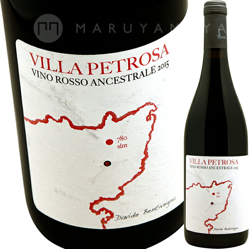 ヴィーノ・ロッソ・アンセストラーレ・ヴィッラ・ペトローサ  エトネッラEtnella Vino Rosso ancestrale Vdt Villa Petrosa 2015