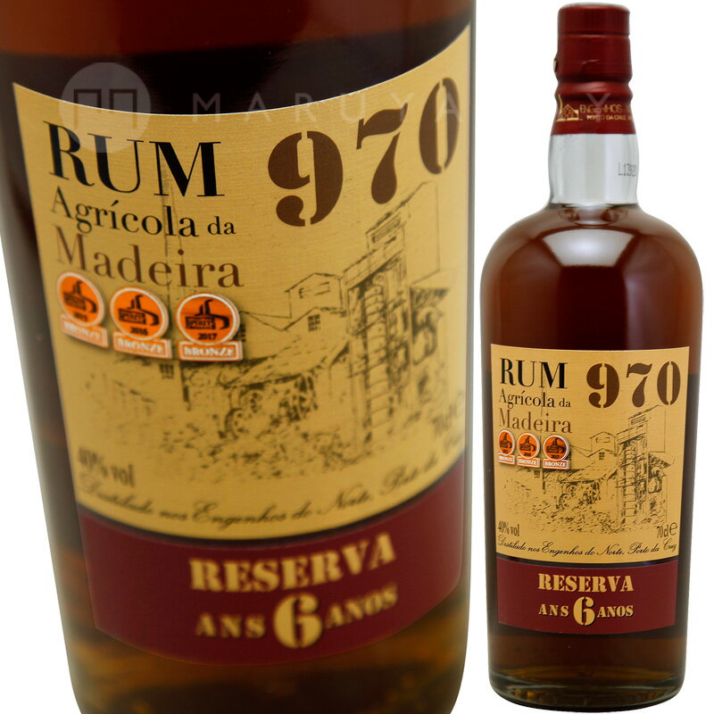 }fB 970 [@ 40 [6N] t@AECEtBXFaria Filhos Madeira Rum970 Reserva 40% 6Y